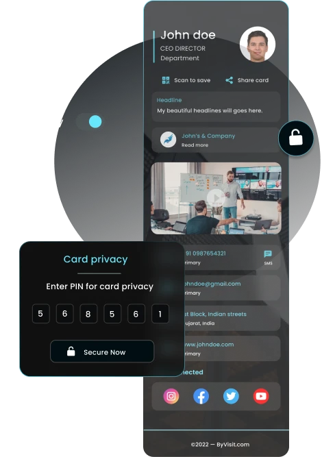 We ensure your digital card privacy