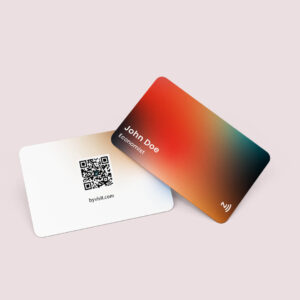 Gradient QR+NFC Digital Card