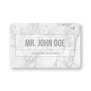 single side of marble designed NFC Card